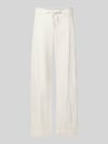 OPUS Hose aus Baumwoll-Leinen-Mix Modell 'Meeri costal' Offwhite