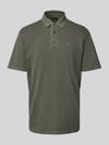 Armani Exchange Poloshirt met korte knoopsluiting Olijfgroen