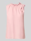Christian Berg Woman regular fit blouse van viscosemix met linnen-Anteil Oudroze