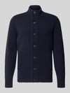 Barbour Cardigan mit Stehkragen Marine