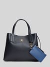 Tommy Hilfiger Henkeltasche mit Anhänger für Kleinigkeiten Dunkelblau