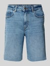 VERO MODA Regular Fit Jeansshorts aus Baumwoll-Mix Modell 'CLEO' Hellblau