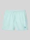 Calvin Klein Underwear Badeshorts mit Logo Detail Mint