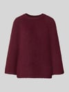 FREE/QUENT Gebreide pullover met raglanmouwen Bordeaux gemêleerd