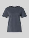PIECES Regular fit T-shirt van puur katoen model 'RIA' Donkerblauw
