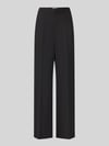 MOS MOSH Straight Fit Anzughose mit Bügelfalten Modell 'Leya Miley' Black