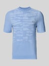 BOSS Green t-shirt o kroju regular fit z mieszanki wiskozy model 'KN_Globe TS' Niebieski