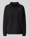 PUMA Koszulka polo o kroju relaxed fit z dodatkiem lyocellu Czarny