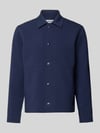 Jake*s Studio Men Regular Fit Hemdjacke mit Viskose-Anteil Marine