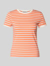 Tom Tailor Denim męski t-shirt o kroju regular fit z mieszanki bawełny Koralowy