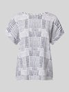 Christian Berg Woman Regular fit blouseshirt met kapmouwen Wit