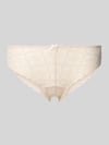Jake*s Casual Slip mit Spitzenbesatz und Schleife Offwhite