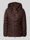 s.Oliver RED LABEL Slim fit gewatteerd jack met tweewegritssluiting Donkerbruin