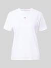 Calvin Klein Jeans Regular Fit T-Shirt aus reiner Baumwolle Weiss