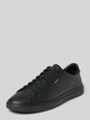BOSS Sneaker aus Rindsnappa mit Label-Detail Black