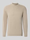 JOOP! COLLECTION Regular Fit Pullover aus Viskose-Woll-Mix Modell 'Wylandor' Beige