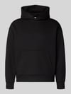 JACK & JONES Relaxed Fit Hoodie mit Baumwoll-Anteil Modell 'Barron' Black