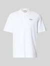 Calvin Klein Jeans Easy Fit Poloshirt mit Polokragen Weiss