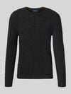 Polo Ralph Lauren Regular Fit Pullover aus Woll-Kaschmir-Mix Dunkelgrau Melange