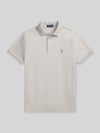 Polo Ralph Lauren Koszulka polo z czystej bawełny o kroju regular fit Jasnoszary melanż
