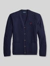 Polo Ralph Lauren Regular Fit Strickjacke aus Woll-Kaschmir-Mix Marine