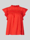 VERO MODA Regular Fit Blusentop aus reiner Baumwolle Modell 'TRINE' Rot