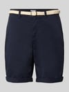 s.Oliver RED LABEL Regular Fit Bermudas aus Baumwoll-Mix Marine