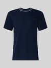 Lacoste męski t-shirt o kroju regular fit z mieszanka bawełny model 'CREATOR' Niebieski