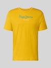 Pepe Jeans Regular Fit T-Shirt aus reiner Baumwolle Modell 'EGGO' GELB