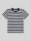 Polo Ralph Lauren Regular Fit T-Shirt aus reiner Baumwolle Marine