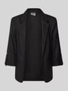 ONLY relaxed fit blazer van mix van viscose en linnen model 'GOA' Zwart