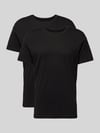 BOSS T-Shirt mit Rundhalsausschnitt im 2er-Pack Modell 'ComfortS' Black