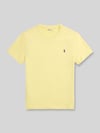 Polo Ralph Lauren Regular Fit T-Shirt aus reiner Baumwolle Hellgelb