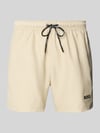 BOSS Badeshorts mit Label-Applikation Modell 'DOGFISH' Beige