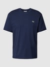 Lacoste T-Shirt mit Logo-Detail Modell 'BASIC ON' Marine