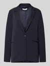 COMMA Relaxed Fit Blazer mit Reverskragen Dunkelblau