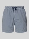MCNEAL Badehose mit Gesäßtasche und Label-Patch Marine