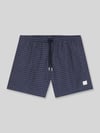 BOSS Regular Fit Badeshorts mit Logo-Patch Modell 'VIBE' Rosa