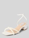 Steve Madden Sandaletten mit Strasssteinbesatz Modell 'Gabby' Weiss