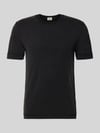 DRYKORN T-shirt met geribde ronde hals Donkergrijs