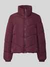 VERO MODA Regular Fit Steppjacke mit Stehkragen Modell 'LIGARIO' Bordeaux