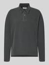Wood Wood Loose Fit Poloshirt aus Baumwolle Modell 'Thiago' Dunkelgrau