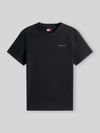 Tommy Jeans t-shirt o kroju slim fit z czystej bawełny Czarny