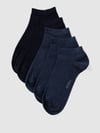 MCNEAL Sneakersokken met stretch in een set van 5 paar Jeansblauw gemêleerd