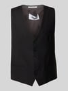 CINQUE Bodywarmer met V-hals en Knoopsluiting Model 'Totti' Zwart