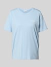 s.Oliver RED LABEL Regular fit T-shirt van puur katoen Lichtblauw