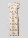 s.Oliver RED LABEL Relaxed Fit Freizeitkleid aus Baumwoll-Mix Mittelbraun