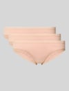 Sloggi Slip met gehaakt kant, model 'GO Crush' in een set van 3 stuks Beige
