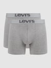 Levi's® Trunks mit Stretch-Anteil im 2er-Pack Mittelgrau Melange