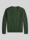 Polo Ralph Lauren Regular Fit Pullover aus Woll-Kaschmir-Mix Dunkelgruen